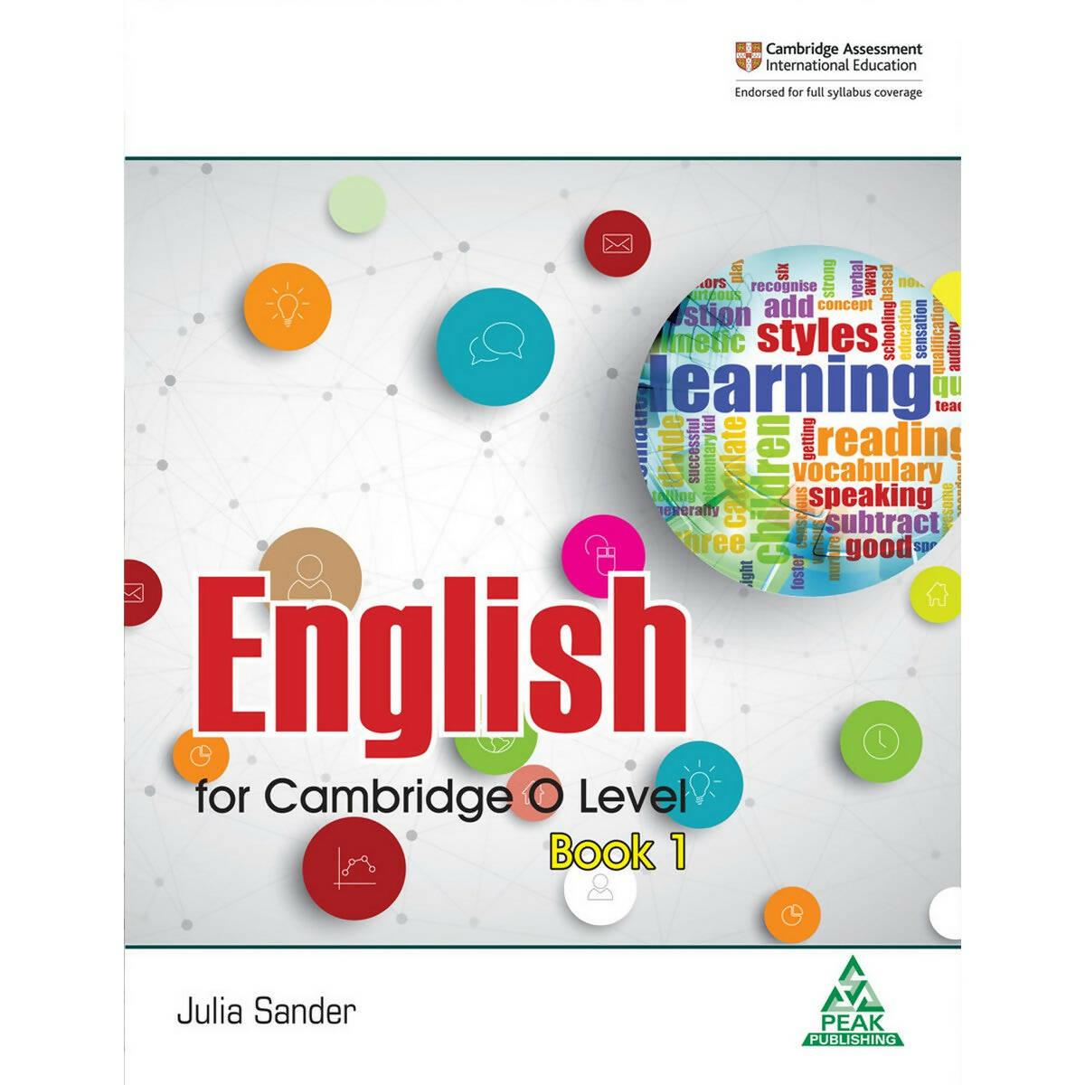 Peak Publishing English For Cambridge O Level, Student Book 1 By Julia Sander - ValueBox