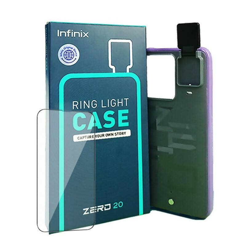 Infinix Zero 20 Ring Light Case & Screen Protector