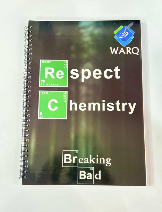 WARQ SPIRAL NOTEBOOK A4 SIZE IMPORTED PAPER (BREAKING BAD) - ValueBox