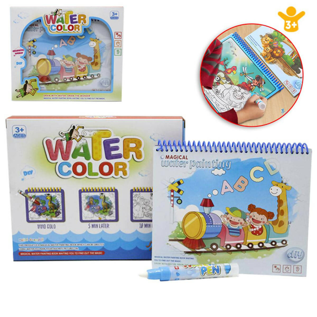 Magical Water Color Painting Book Letters for Kids Educational & Learning Toy