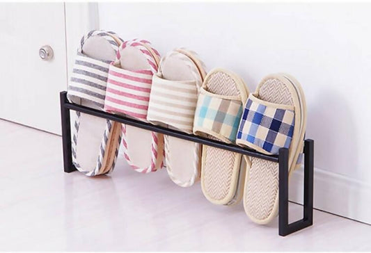 Iron Shoes Drain Rack Organizer Storage Holder Shoe Slipper Rack for Household Bathroom Living Room - ValueBox