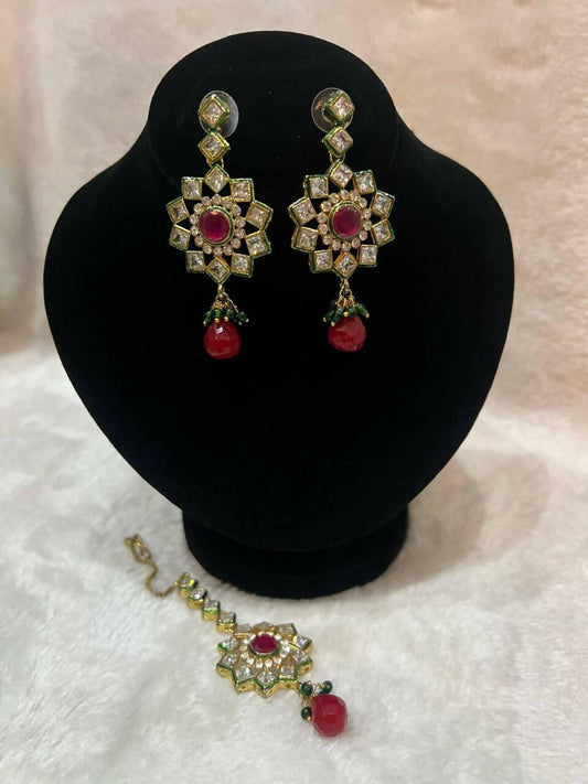Indian Bindiya Earrings
