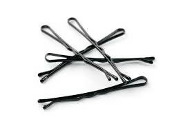 Black Bobby Hair Pins