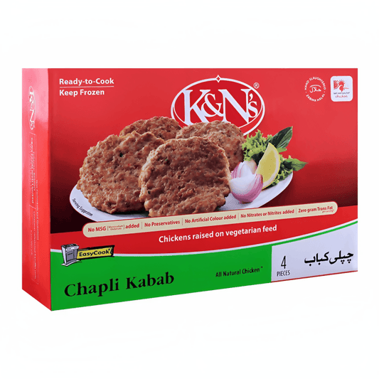 K&n's Chicken Chapli Kabab 4 Pcs
