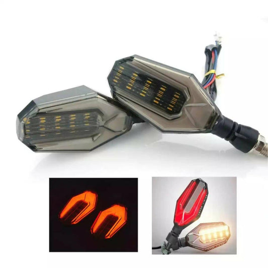 Indicator For All Bikes Red Parking Yellow Signal 4 Pieces - ValueBox