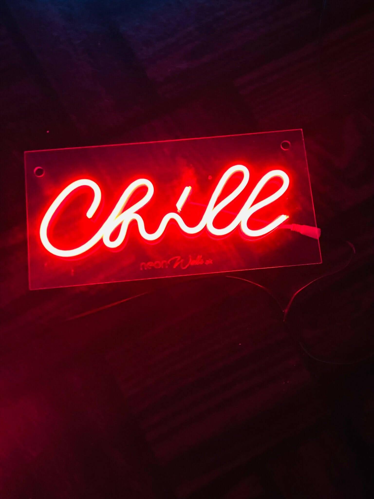 Neon Light Chill Sign - Embrace Relaxation with Chill Neon Sign - ValueBox
