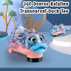 Light & Musical Transparent Cute Duckling - ValueBox