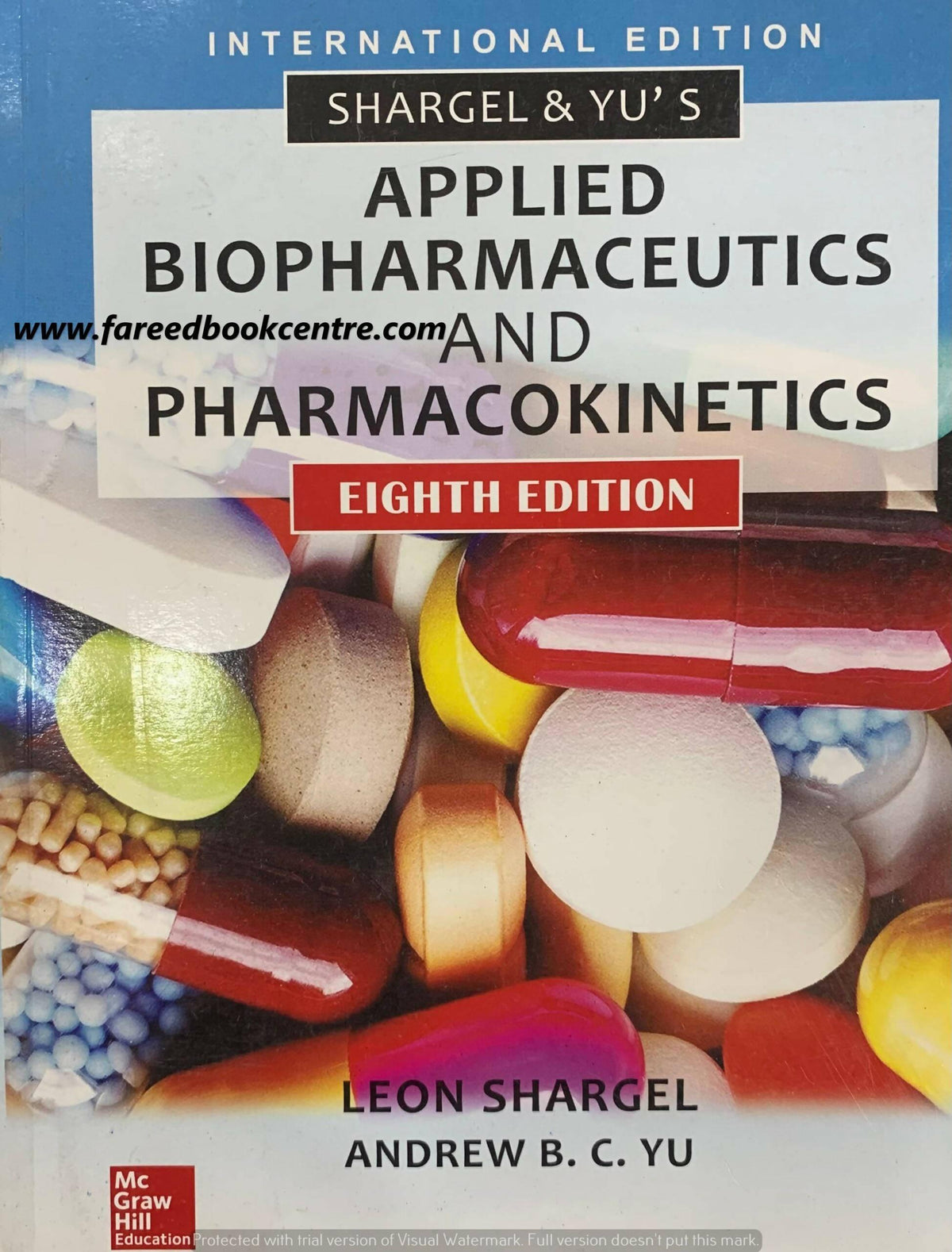 SHARGEL & YU'S Applied Biopharmaceutics & Pharmacokinetics By EIGHTH Edition - ValueBox