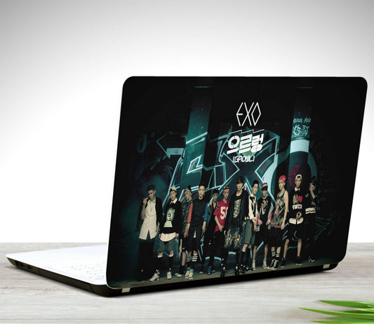 EXO Boys Band Laptop Back Skin Vinyl Stickers - ValueBox