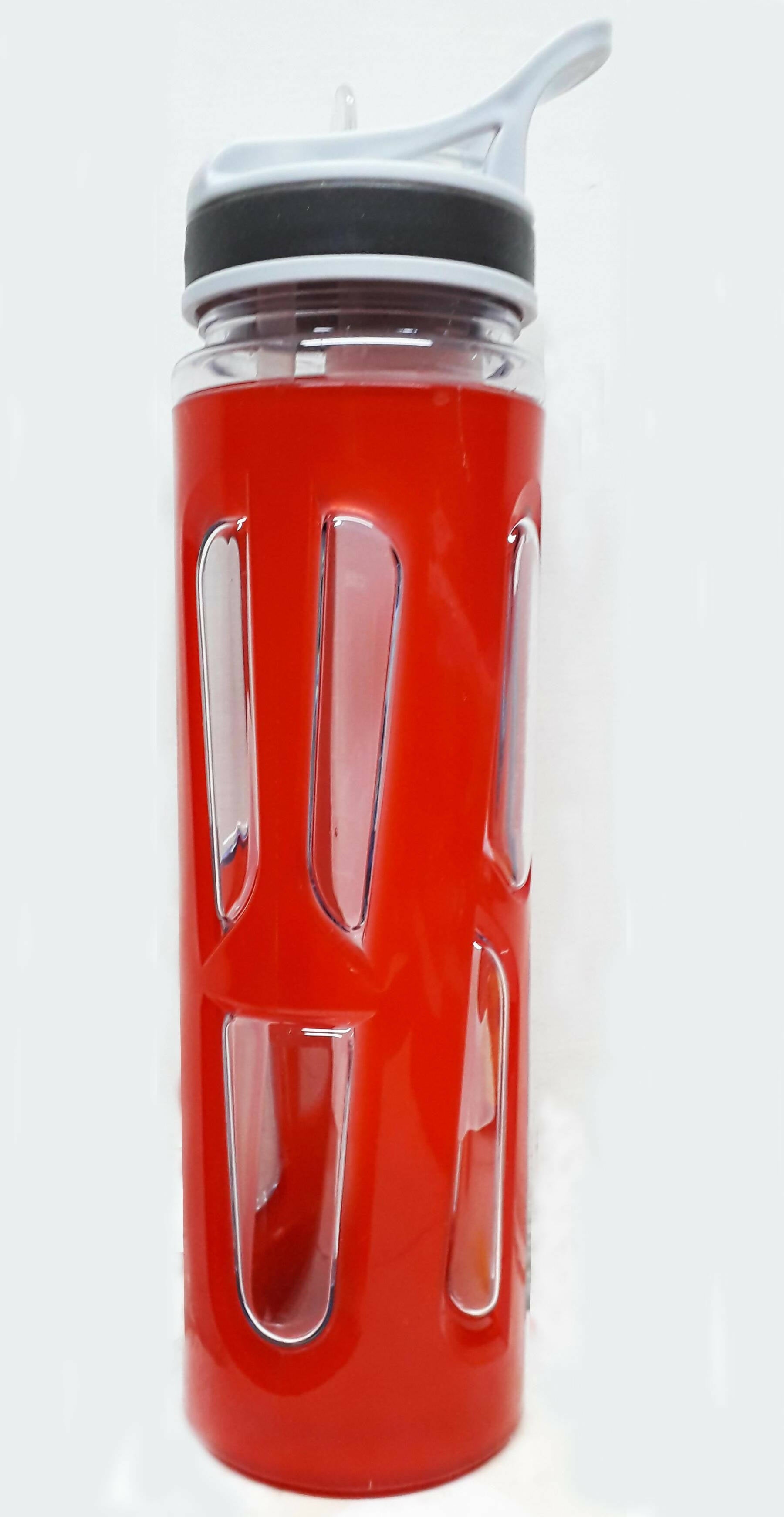 700 ml Fruit Infuser Sports Water Bottle with Straw Lid
