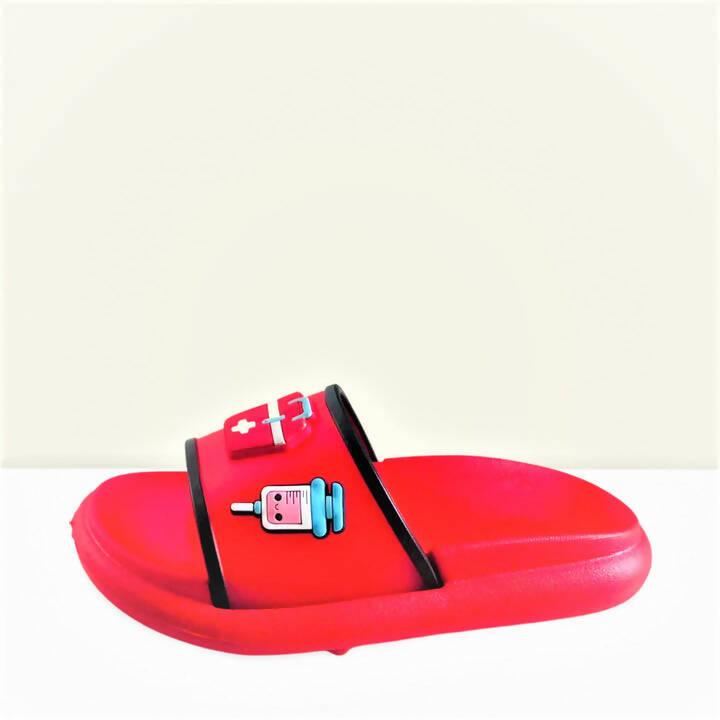 RED KIDS SLIPPERS - ValueBox