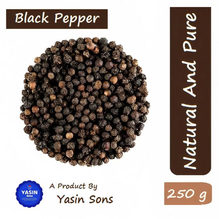Black Pepper | Kaali Mirch Sabit | 250 Grams - ValueBox