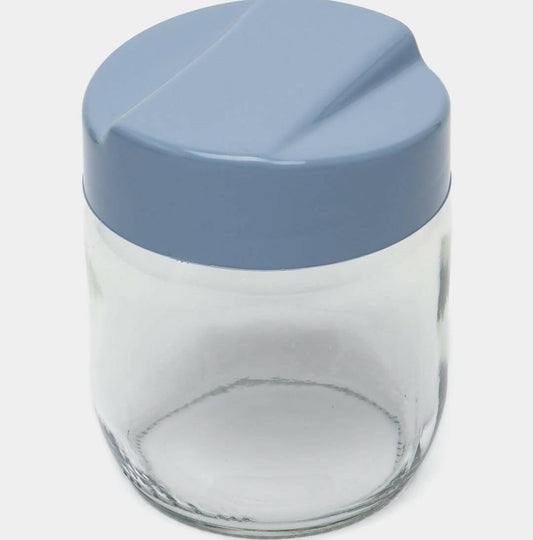 2 Pcs Glass Spice Jar 425ml (*W3.2,*L3.2,*H4.4)Inches