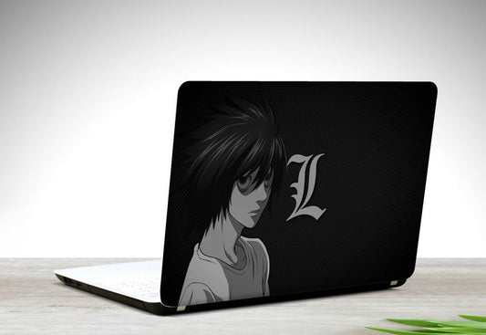 L Lawliet Death Note Anime Laptop Back Skin - ValueBox