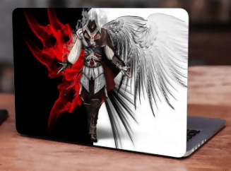 Assassin's, Ezio Auditore Da Firenze, Video Games Laptop Skin Vinyl Sticker Decal, 12 13 13.3 14 15 15.4 15.6 Inch Laptop Skin Sticker Cover Art Decal Protector Fits All Laptops - ValueBox