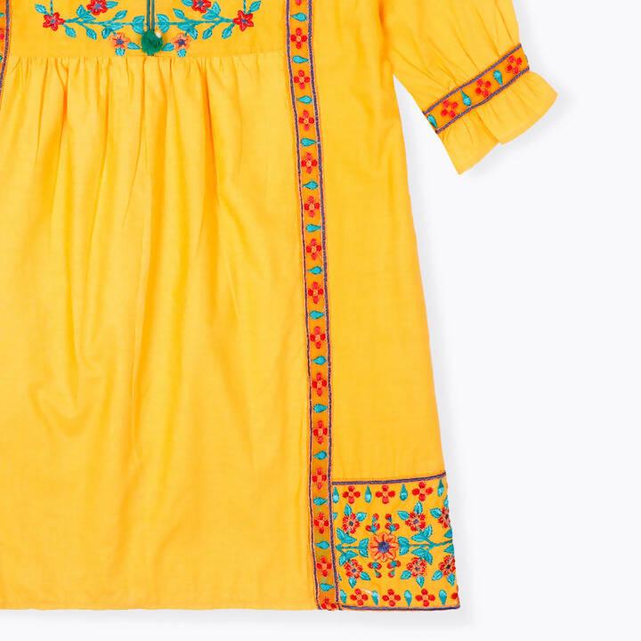 Yellow Girl Kurti - ValueBox