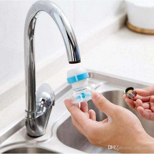 360 Degree Water Saving Tap, Anti Splash Tap, Fan Faucet Sprayer Faucet Nozzle Filter Aerator Diffuser Water-saving Device for Kitchen Bathroom - ValueBox