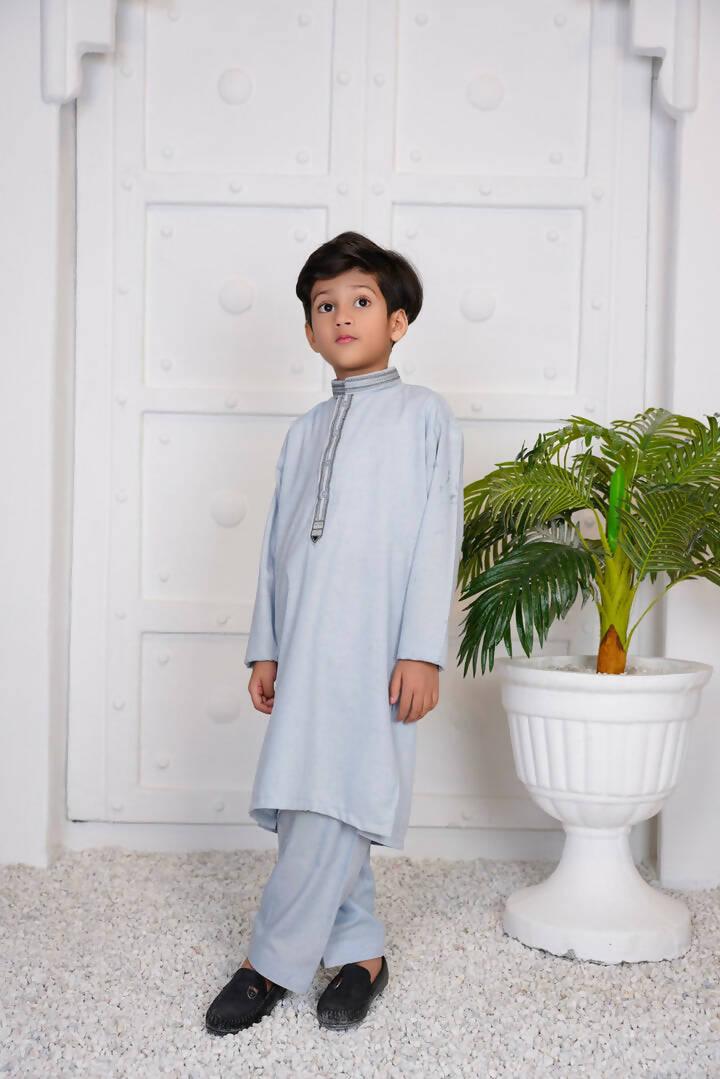 Sky Blue Boy Kurta Shalwar - ValueBox