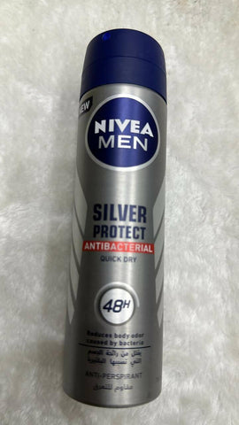 Nivea Men Silver Protect Antibacterial Quick Dry - ValueBox