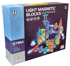 81Pcs Light Magnetic Marble Run Block Set - ValueBox