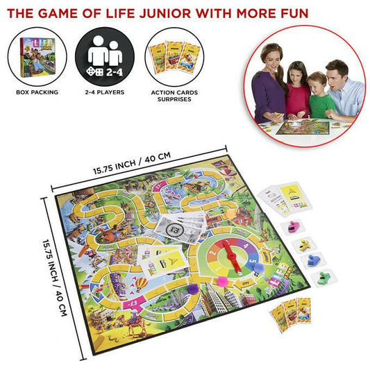 The Game Of Life Junior Adventures Cards Decision Making Board Games For Kids Local Made - ValueBox