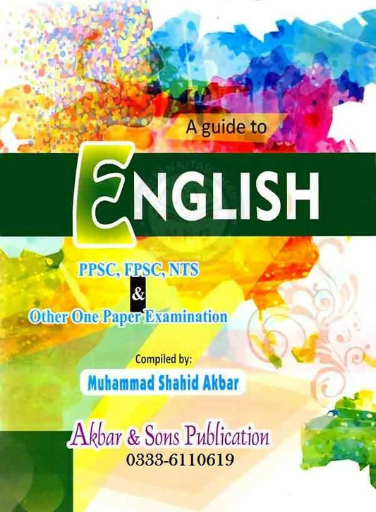 A Guide To English PPSC FPSC NTS & Other One Paper Examination