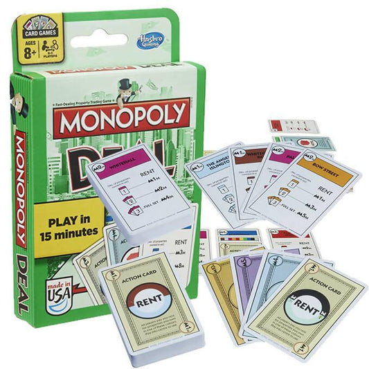 Hasbro - Monopoly Deal Playing Car-ds Game - English (USA)` - ValueBox