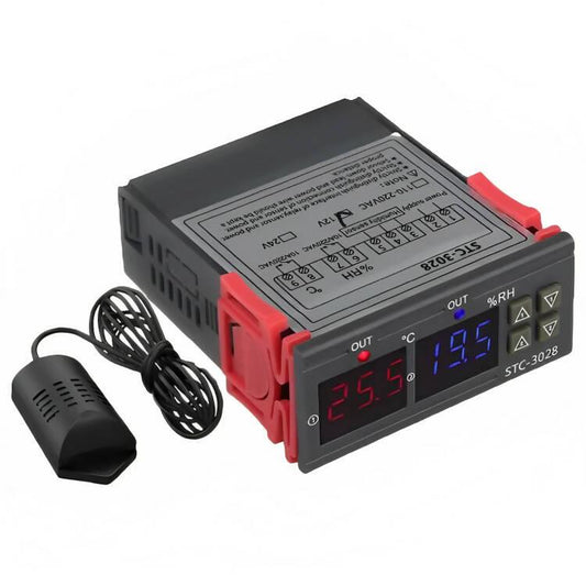 110-220V Intelligent Digital Temperature & Humidity Controller STC 3028