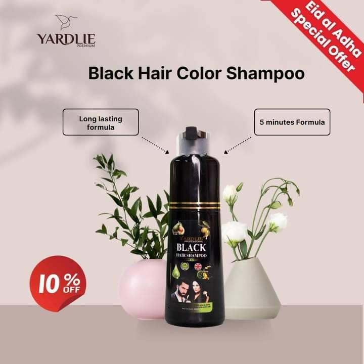 Yardlie Professional black Hair color shampoo - ValueBox