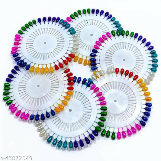 Hijab Pins For Women Safety Scarf Pins Mixed Color