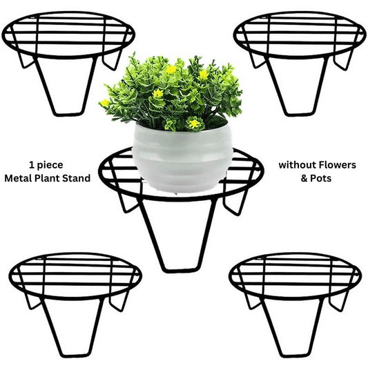 1 piece Metal Plant Stand, Strong Iron Flower Pot Holder - ValueBox