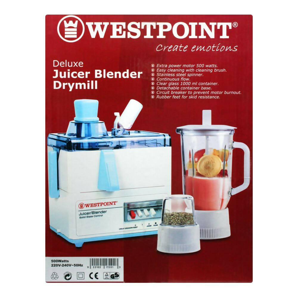 Westpoint Juicer Blender Drymill WF-7701GL
