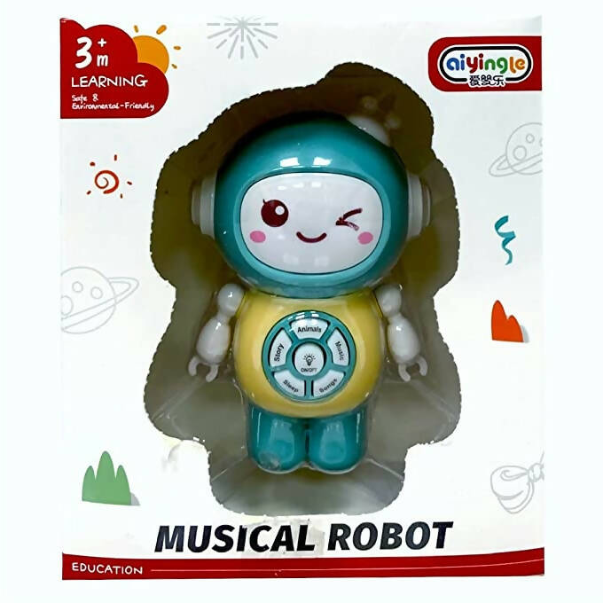 Planet X - Musical Battery Operated Robot Buddy Toy for Toddlers