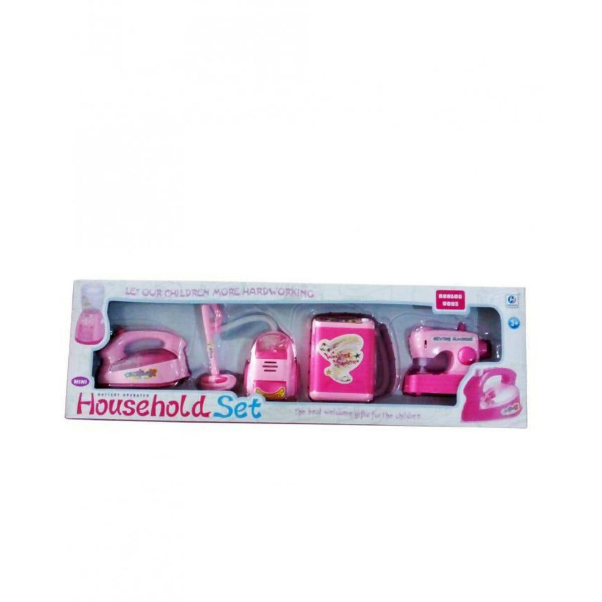 Household Cleaning Play Set - Pink