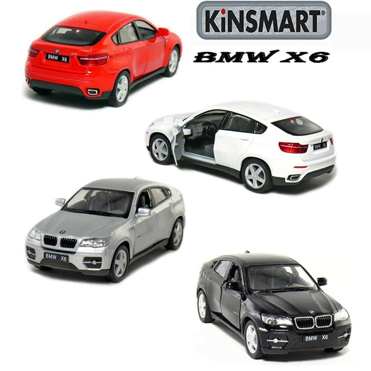 Kinsmart BMW X6 Scaled Model Metal Pull Back Die Cast - Assorted Colors - ValueBox