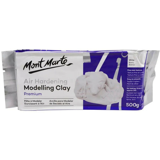Air Hardening Modelling Clay Premium 500g (1.1lb) - White