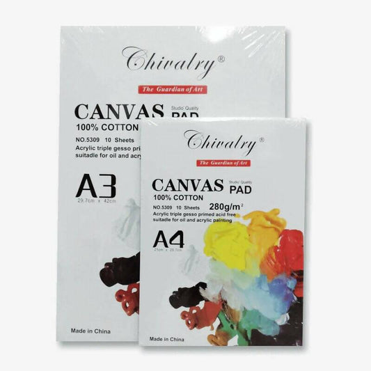 Chivalry Canvas Pads For Acrylic & Watercolor 280gm - ValueBox