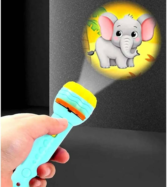 Projector Flashlight Early Childhood Education Birthday Or ChristGift Toy for Kids | Discover Endless Fun with the Flashlight Projector | Enhance Practical Skills with Slide Projection - ValueBox