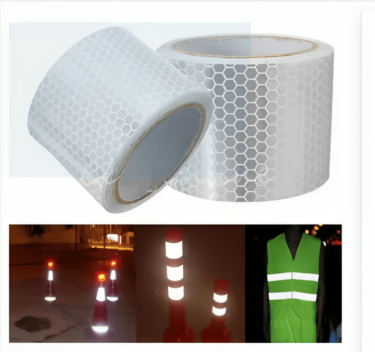 150cmx5cm Safety Mark Reflective Tape Sticker Car Styling Self Adhesive Warning Tape Automobiles Reflective Strip car stickers - ValueBox