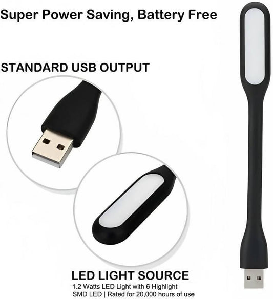 Flexible Mini USB LED Light Lamp for Laptop, Keyboard, Power Bank, Portable Night Light or Reading Lamp - ValueBox