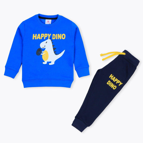 Happy Dino 2 Pc SweatSuit - ValueBox