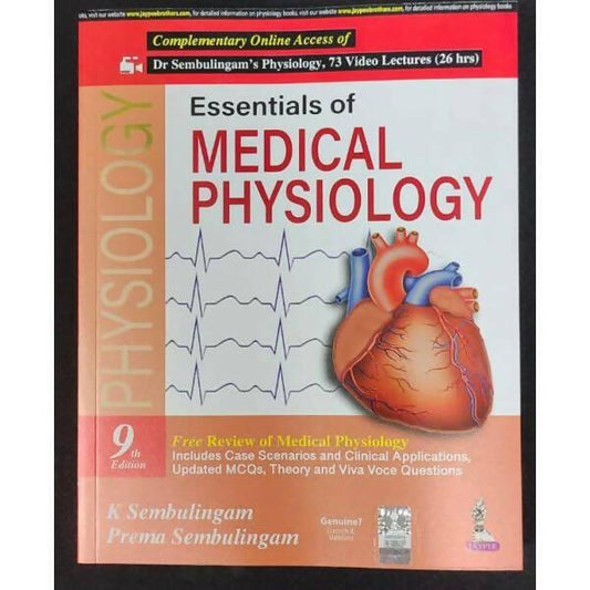 Essentials Of Medical Physiology 9TH EDITION (JAYPEE) - ValueBox