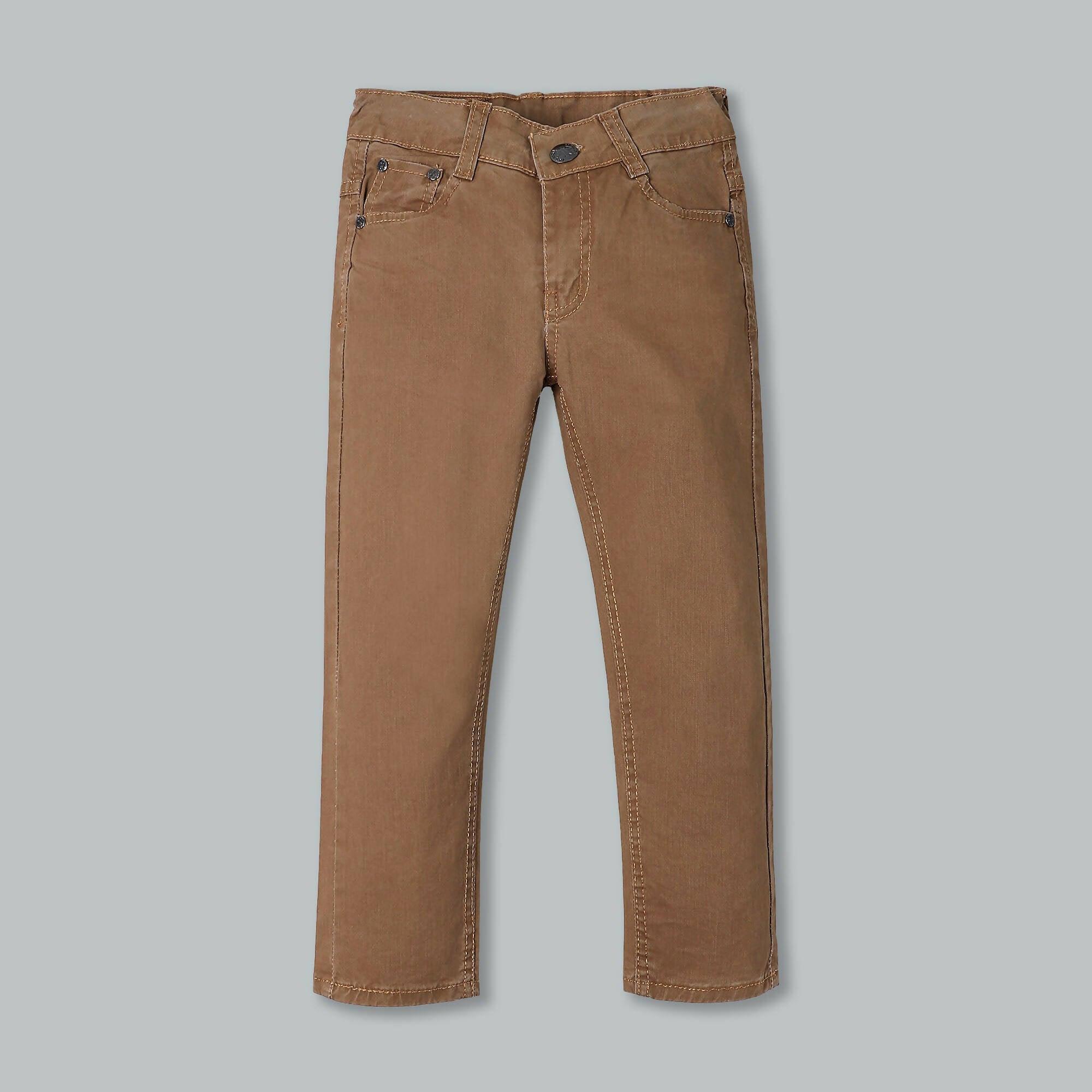 Brown Denim cotton pants - ValueBox