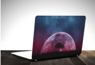 Galaxy Tree Laptop Skin Vinyl Sticker Decal, 12 13 13.3 14 15 15.4 15.6 Inch Laptop Skin Sticker Cover Art Decal Protector Fits All Laptops - ValueBox