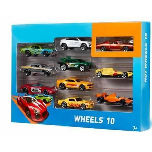 Set of 10 - Die Cast Cars - Multicolour - ValueBox