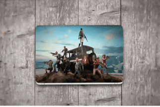 Pubg Squad Game Gaming Laptop Skin Vinyl Sticker Decal, 12 13 13.3 14 15 15.4 15.6 Inch Laptop Skin Sticker Cover Art Decal Protector Fits All Laptops