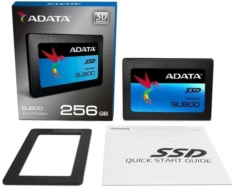 ADATA Ultimate SU800 SSD 256GB 3D NAND Flash 2.5 SATA 6Gb/s Solid State Drive - ValueBox