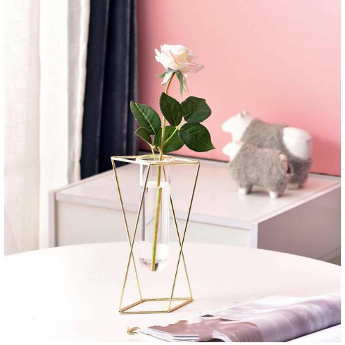 Creative Vase Home Decor Metal Plant Holder Flowers Decoration - ValueBox