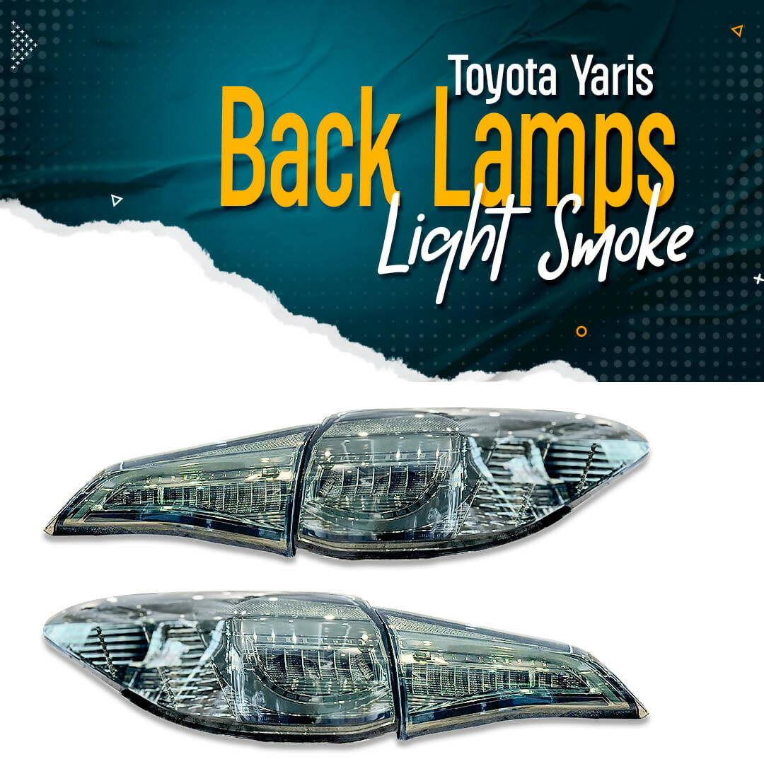 Toyota Yaris Back Lamps Light Smoke - Model 2020-2022