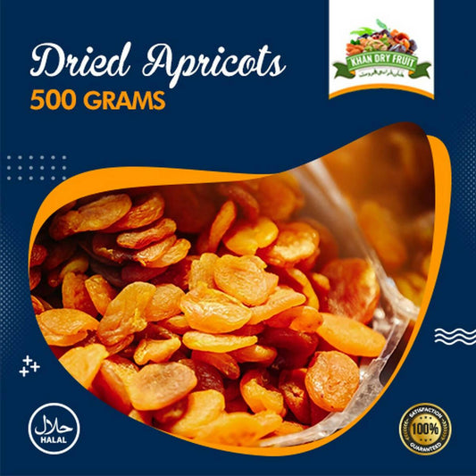 Freshly Packed Dried Apricots - 500gm Pack